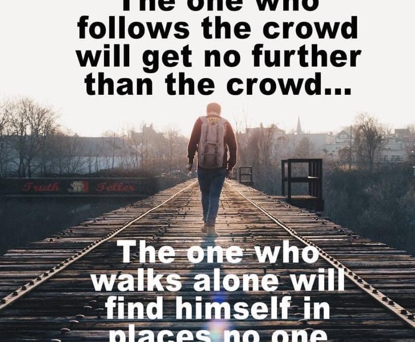 Meme/Image – “The One Who Walks Alone”