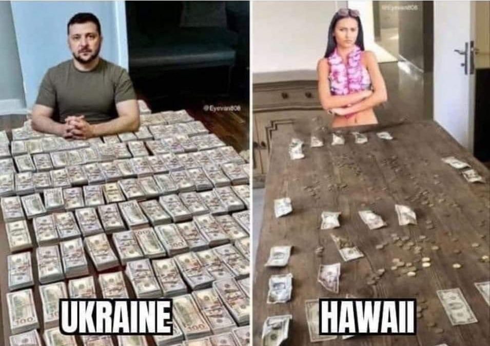 Meme – “Ukraine Money Scheme”