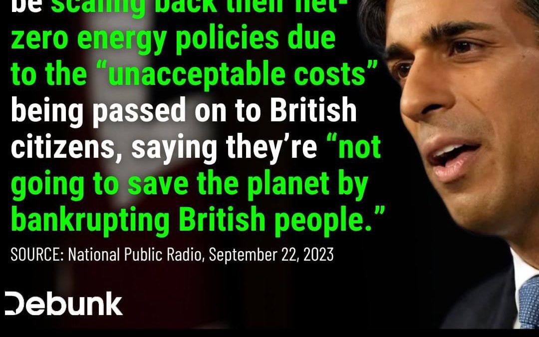 Meme – “British Government – Net Zero Policy”