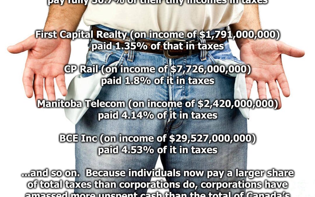 Article – “The Joke of Paying Taxes in Canada”
