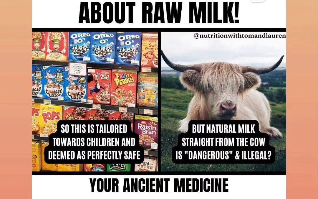 Meme – “The Lies of Raw Milk”