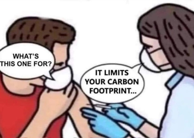 Meme – “Your Carbon Foot Print”