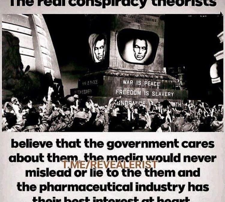 Meme/Image – “The Real Conspiracy Theorists”