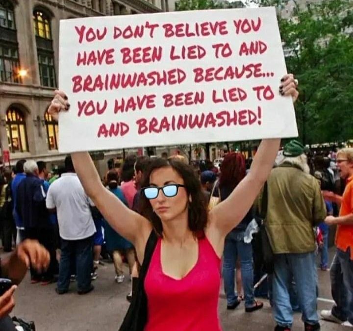 Meme/Image – “Lied To And Brainwashed”