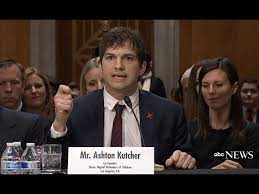 Video – “Ashton Kutcher Speech on Human Trafficking Before Congress | ABC News”