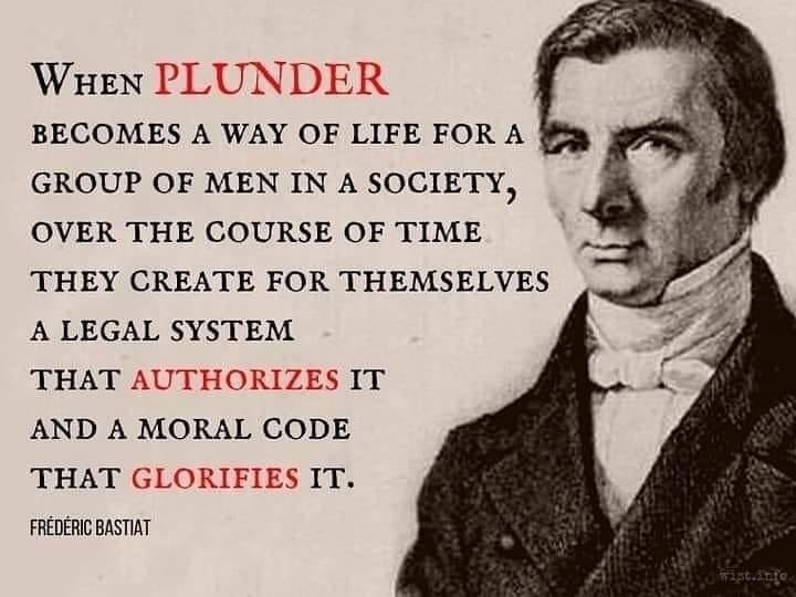 Meme – “When Plunder Becomes A Way Of Life”