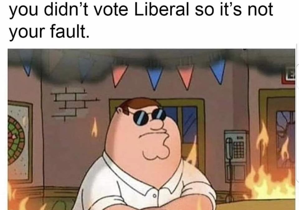 Meme – “Not My Fault Canada Has Gone To Hell”
