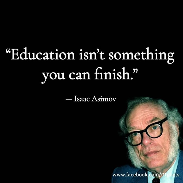 Meme – “Education is Forever”