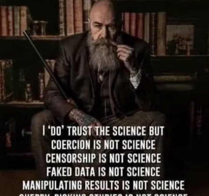 Meme – “Trust the Science?”