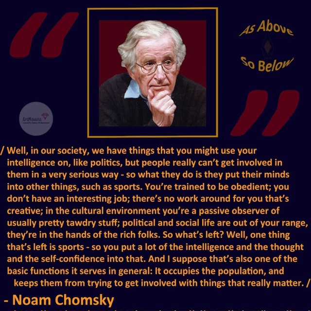 Meme – “Noam Chomsky, Our Society”